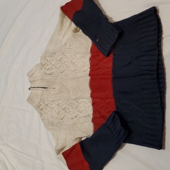 TOMMY Hilfiger Boys Zip Up Turtleneck Sweater - Picture 6 of 7